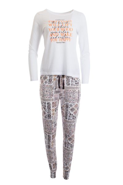 Era&Me Pyjama Damen Pyjama Set Schlafhose günstig online kaufen