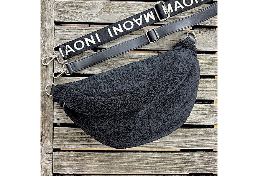 MAONI Bauchtasche Teddy Schwarz (Spar-Set, Bestandteile: 1x Tasche, 2x Tasc günstig online kaufen