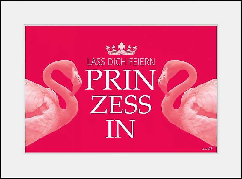 queence Bild "PRINZESSIN", Flamingos, (1 St.) günstig online kaufen