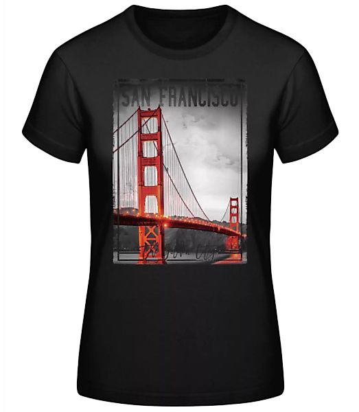 San Francisco Golden City · Frauen Basic T-Shirt günstig online kaufen
