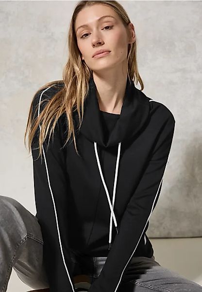 Shirt mit Kontrast-Detail günstig online kaufen