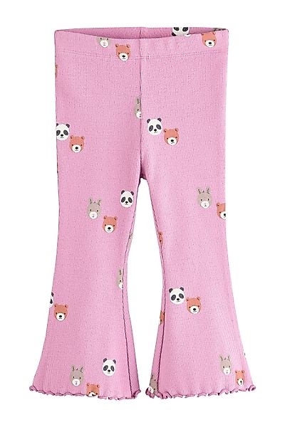 Next Leggings Gerippte Leggings mit ausgestelltem günstig online kaufen