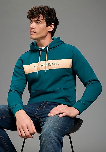 Bruno Banani Kapuzensweatshirt, mit Kapuze und Kordelzügen, mit Kängurutasc günstig online kaufen