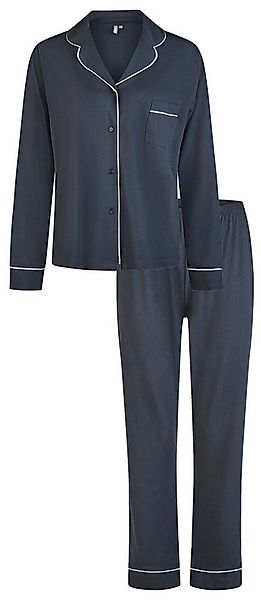 By Louise Schlafanzug Damen Pyjama geknöpft (2 tlg) Klassisches Design günstig online kaufen