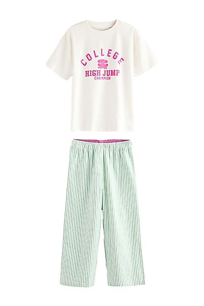 Next Pyjama Gewebte Schlafanzughose mit Streifen günstig online kaufen
