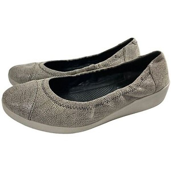 FitFlop  Ballerinas F-POP TM BALLERINA Stone (Pebble print) günstig online kaufen