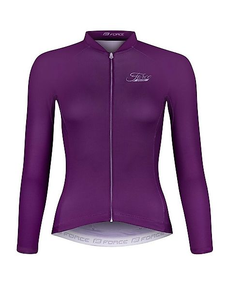 FORCE Radtrikot Jersey Force PURE Lady Langarm purple %%% günstig online kaufen