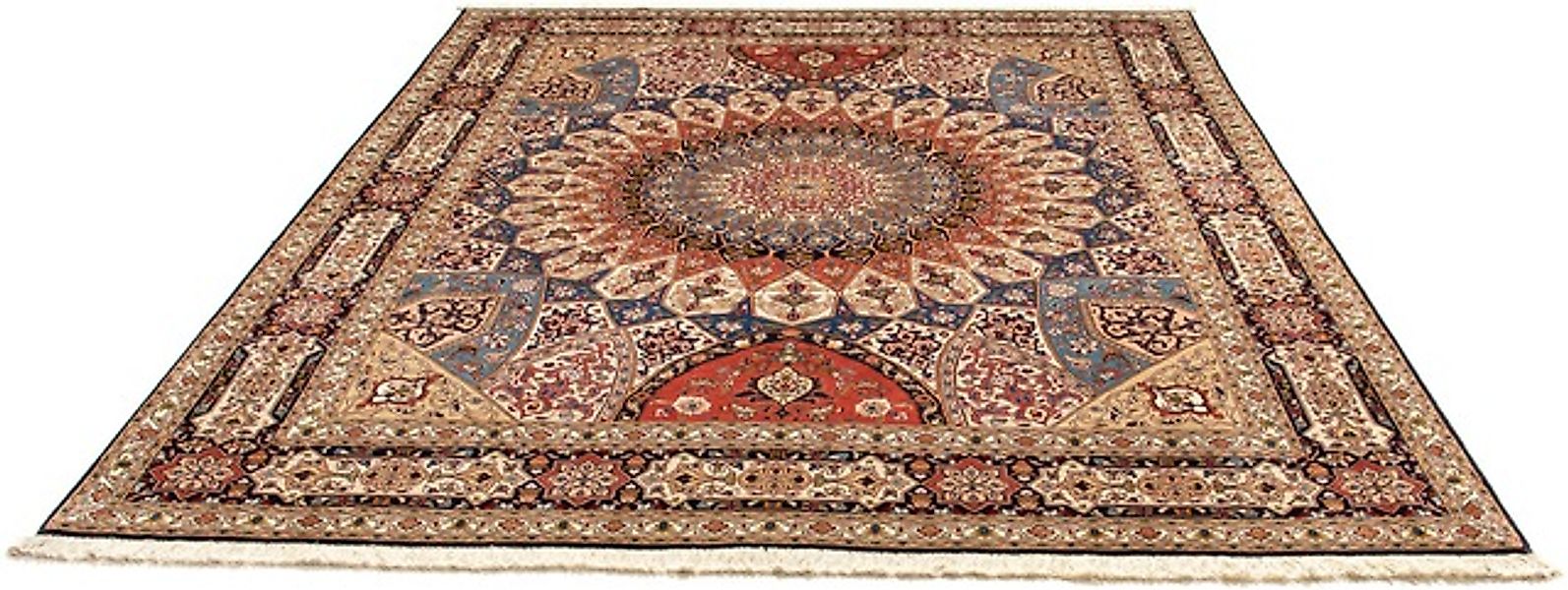 morgenland Orientteppich »Perser - Täbriz - Royal - 250 x 207 cm - hellbrau günstig online kaufen