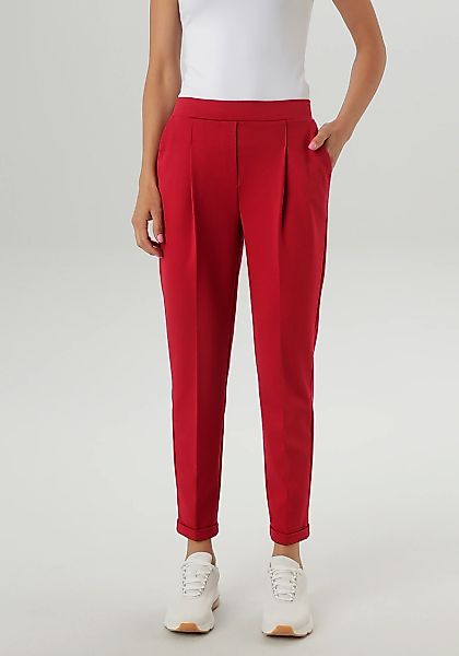 Aniston SELECTED Schlupfhose, mit Bundfalten günstig online kaufen