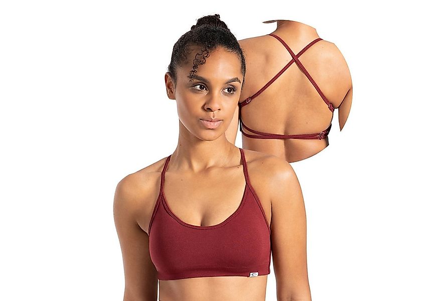 Smilodox Sport-BH Sena, Shaped Fit Top, offener Rücken, überkreuzte Träger günstig online kaufen