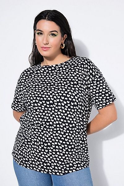 Studio Untold T-Shirt T-Shirt Black&White-Print Halbarm günstig online kaufen