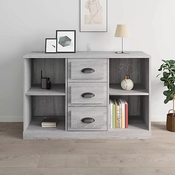 Vidaxl Sideboard Grau Sonoma 104,5x35,5x67,5 Cm Holzwerkstoff günstig online kaufen