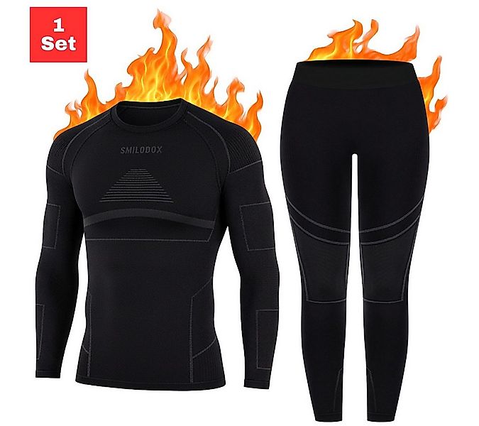 Smilodox Thermounterhemd Thermounterwäsche Set Herren - Funktionsunterwäsch günstig online kaufen