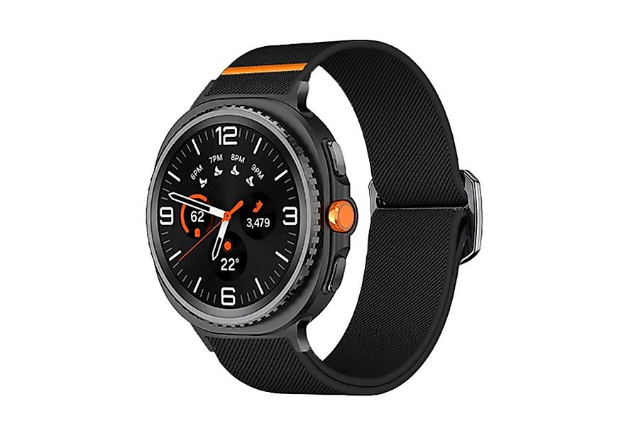 Wigento Smartwatch-Armband Für Samsung Galaxy Watch 8 / 8 Classic Nylon Spo günstig online kaufen
