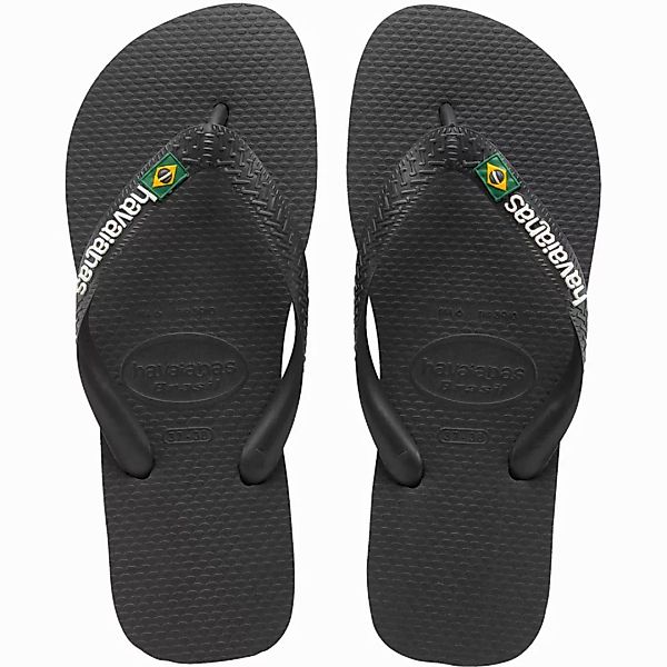 Havaianas Brasil Logo Zehentrenner Black günstig online kaufen