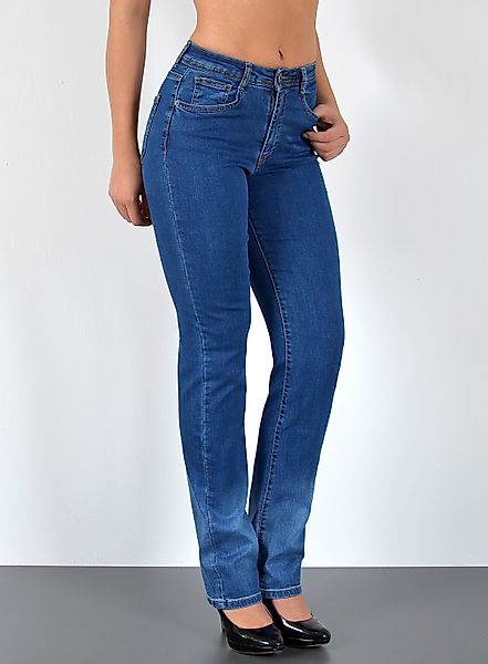 ESRA Straight-Jeans Premium Damen Straight Fit günstig online kaufen