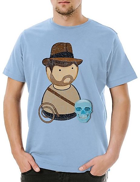 Urban Backwoods Print-Shirt Urban Backwoods Jones With Skull Herren T-Shirt günstig online kaufen