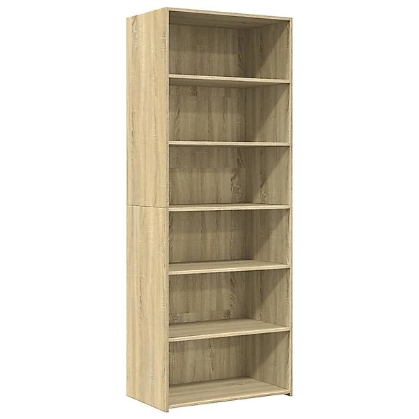 vidaXL Highboard Sonoma-Eiche 70x41x185 cm Holzwerkstoff 3281689 günstig online kaufen