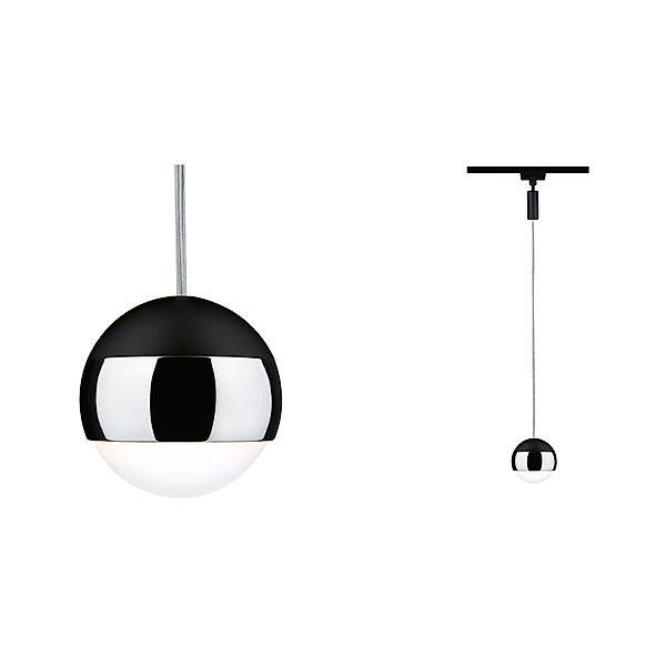 Paulmann "URail LED Pendel Capsule II 440lm 6,3W 4000K dimmbar 230V Schwarz günstig online kaufen
