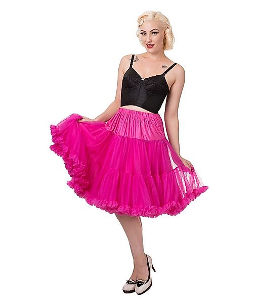 Banned Unterrock Starlite Hot Pink Rockabilly Swing Unterrock günstig online kaufen