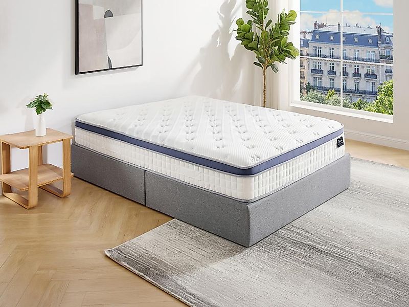 Matratze 140x190 cm - Hybrid Taschenfederkern 7 Zonen + Memory + Latex - 25 günstig online kaufen