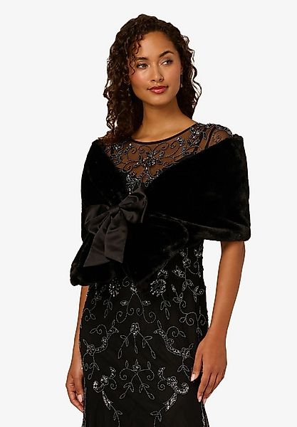 Adrianna Papell Bolero Faux Fur Bow Coverup Edel, elegant, zeitlos günstig online kaufen