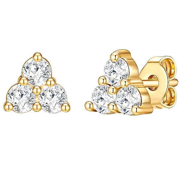 Lulu & Jane Paar Ohrhänger gelbgold, günstig online kaufen