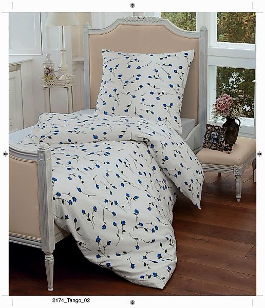 Janine Bettwäsche "TANGO2174 02 155x200,80x80" mit Reißverschluss günstig online kaufen