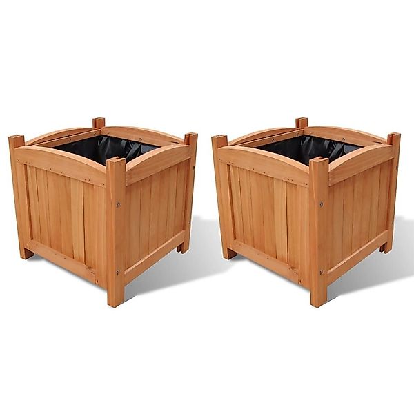vidaXL Hochbeet Holz-Hochbeet 30x30x30 cm 2 günstig online kaufen