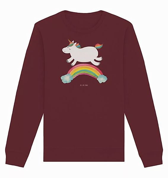 Mr. & Mrs. Panda Longpullover Größe XS Einhorn Regenbogen - Burgundy - Gesc günstig online kaufen