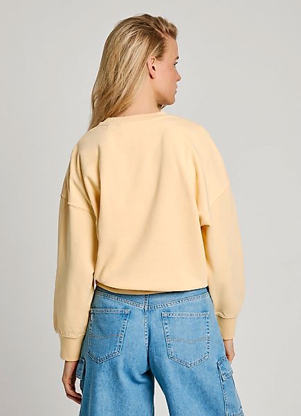 Pepe Jeans Sweatshirt "EVELYN", mit kleiner Ton-in-Ton Logostickerei günstig online kaufen