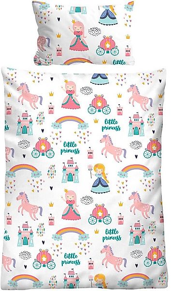 Biberna Bettwäsche kleine Prinzessin, Feinbiber, 2 teilig, wohlig warm + we günstig online kaufen