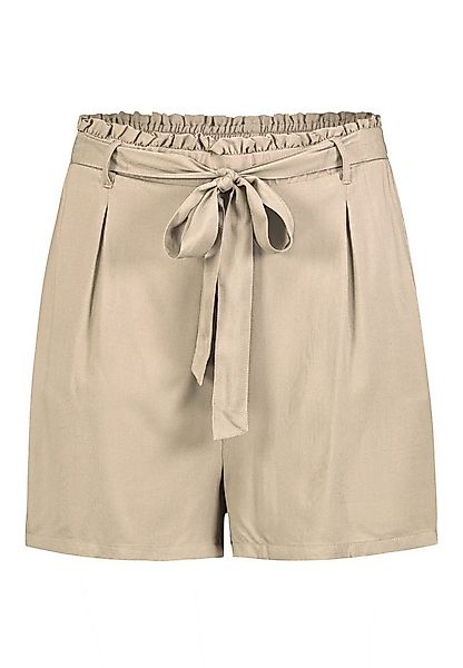 Fresh Made Shorts Mit Bindeband und elastischem Bund, kurze Bermuda Paperba günstig online kaufen