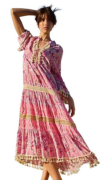 Charis Moda Maxikleid Sommerkleid im Bohéme günstig online kaufen
