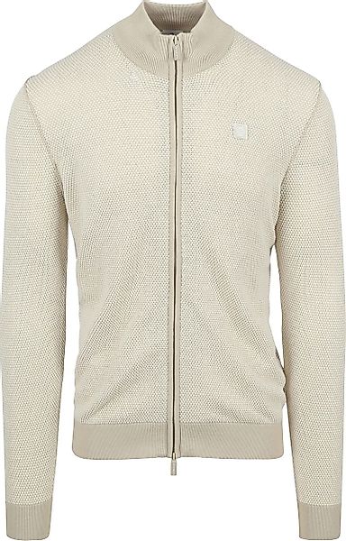 Blue Industry Strickjacke Struktur Ecru - Größe XXL günstig online kaufen