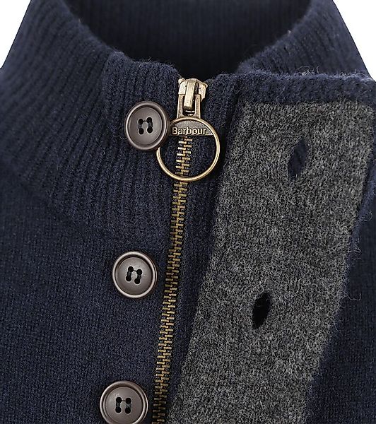 Barbour Pullover Wolle Grün Dunkelblau - Größe XL günstig online kaufen