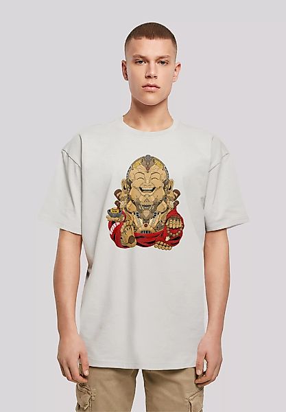 F4NT4STIC T-Shirt "Happy Cyber Buddha CYBERPUNK STYLES", Print günstig online kaufen