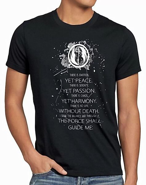 style3 T-Shirt Jedi Code Kodex Ritter wars luke darth star vader sith stern günstig online kaufen