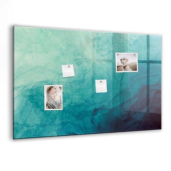 Tulup Glasmagnettafel Abstraktionstiefe 90x60 cm Glastafel Magnetisch Besch günstig online kaufen