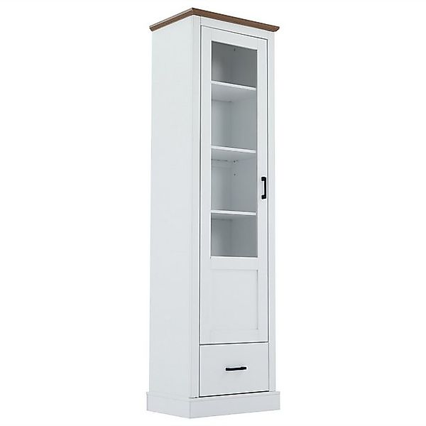 BlingBin Vitrine Moderne Vitrinenschrank Hochschrank mit LED-Beleuchtung, S günstig online kaufen
