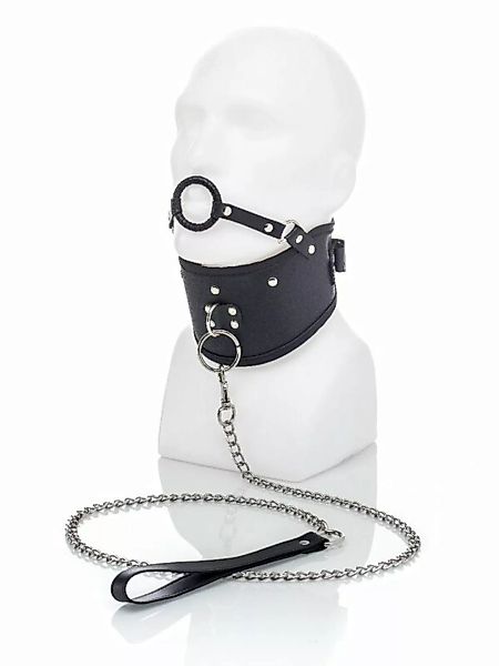 Halsband mit Mundring und Führleine günstig online kaufen