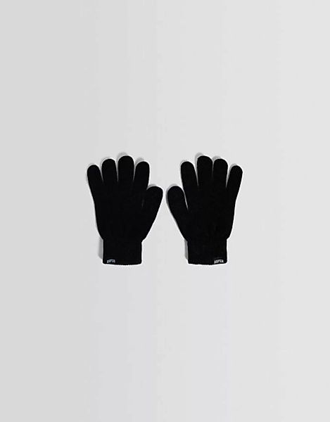 Bershka Handschuhe Aus Chenille Damen Schwarz günstig online kaufen