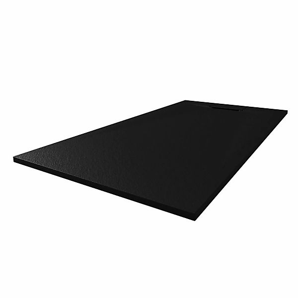 Breuer Duschwanne LiteLine Rechteck Mineralguss Anthrazit 80 cm x 160 cm x günstig online kaufen