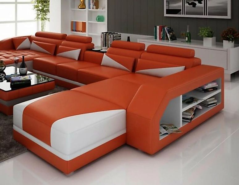 JVmoebel Ecksofa XXL Wohnlandschaft U Form Ecksofa Sofa Couch Polster Garni günstig online kaufen