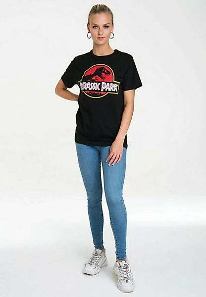 LOGOSHIRT T-Shirt "Jurassic Park Logo", mit coolem Print günstig online kaufen