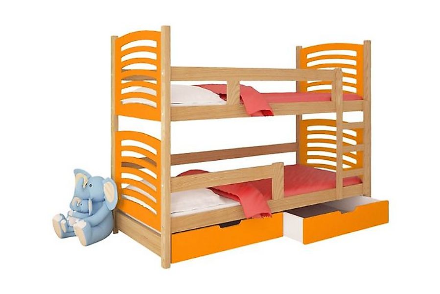 thematys Hochbett Etagenbett optional mit Ausziehbett + Inklusive Matratzen günstig online kaufen