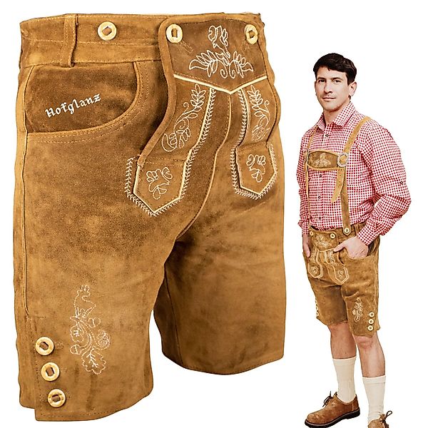 HOFGLANZ Trachtenlederhose Herren Lederhose, traditionelle Trachtenhose günstig online kaufen