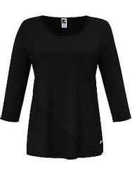 Rundhals-Shirt 3/4-Arm Anna Aura schwarz günstig online kaufen