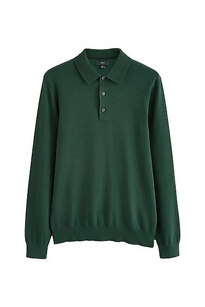 Next Langarm-Poloshirt Langärmeliges Slim Fit Poloshirt günstig online kaufen