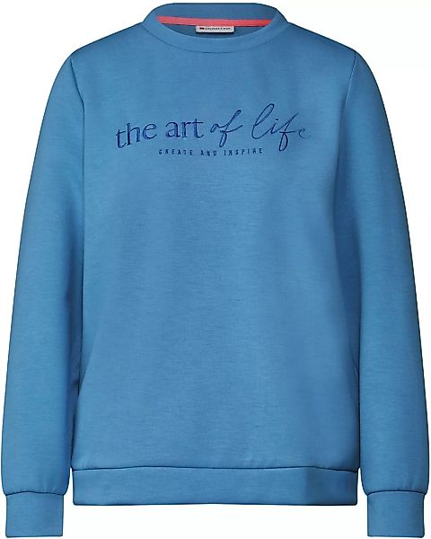 STREET ONE Sweatshirt, mit "the art of life"-Stickerei günstig online kaufen